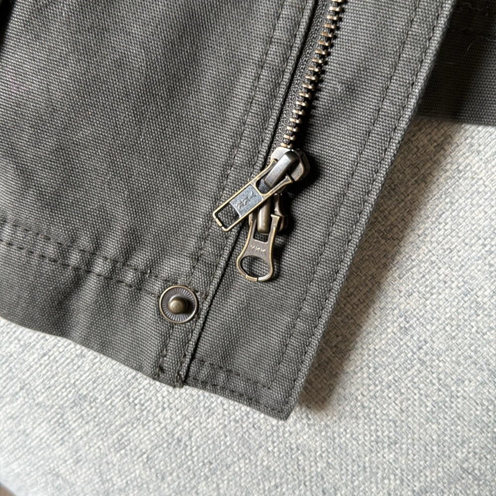 Eddie Bauer Oversized Olive Chore Jacket Barn Coat - Picture 3 of 4